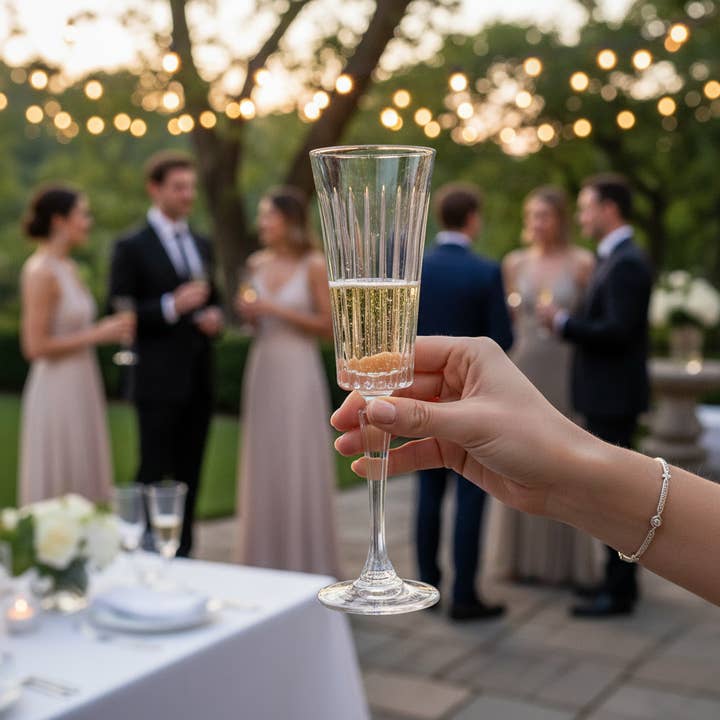 Kadra Kitchenware - Vente Flûtes de champagne - RCR - Timeless, coupe à champagne, 7 oz2