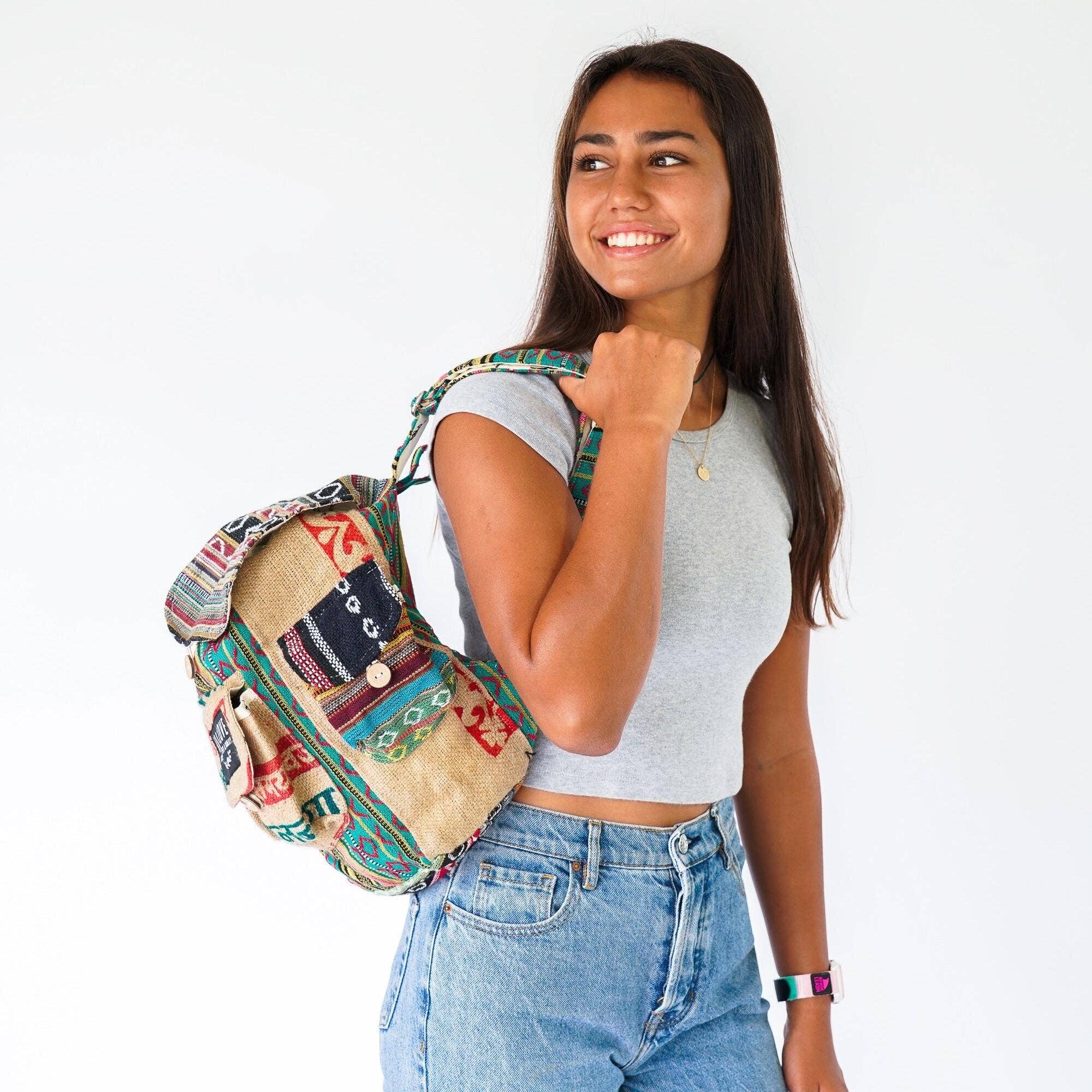 Rice Love - Wholesale Backpack - Unisex - Mini Recycled Travel Backpack Kochi4