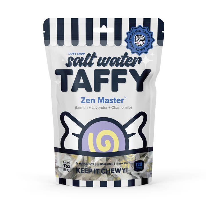 Zen Master™ Taffy (Lemon+Lavender+Chamomile) for wholesale by Taffy Shop
