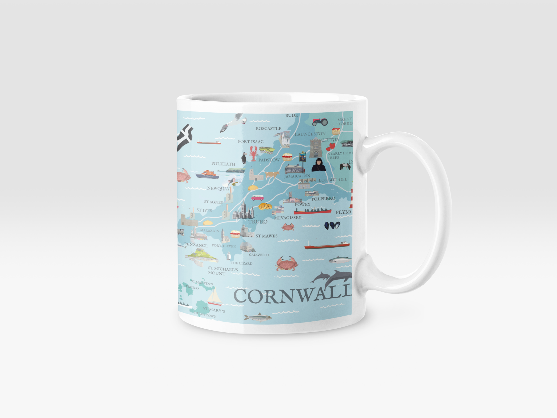 Betty Boyns Designs – wholesale Coffee mug – ILLUSTRATED MAP MUGS56