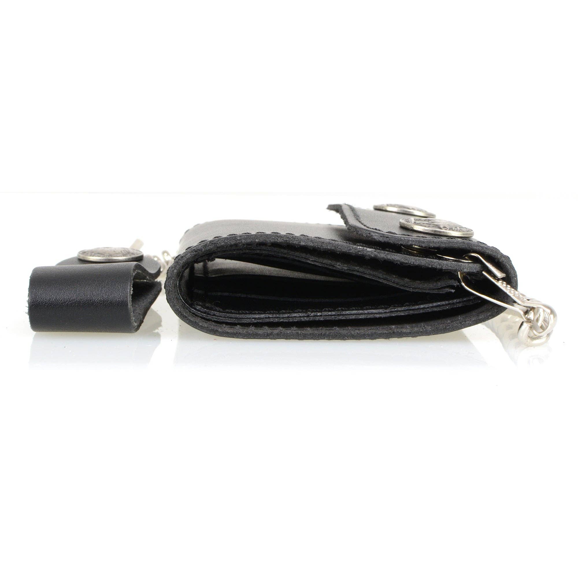 BLK Hot Leathers Buffalo Nickel Bi-Fold Wallet for wholesale on Faire7