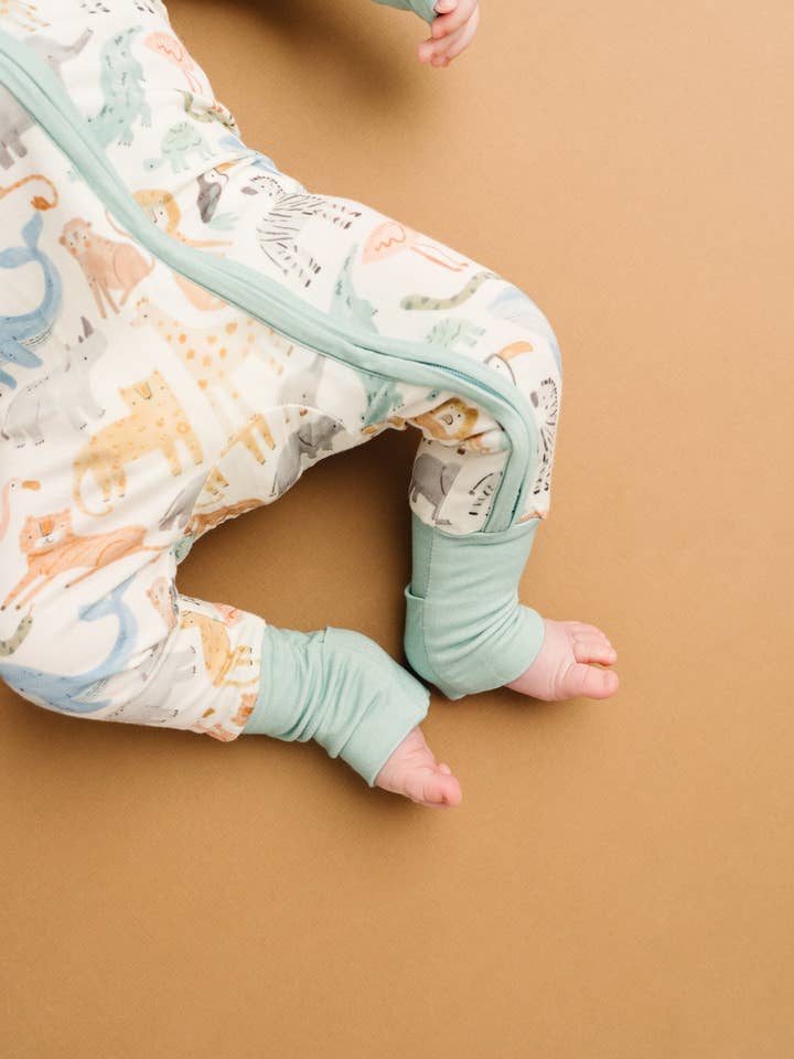 Little One Shop - Wholesale Sleepsuit - Baby - Wild Wonders Bamboo Sleeper