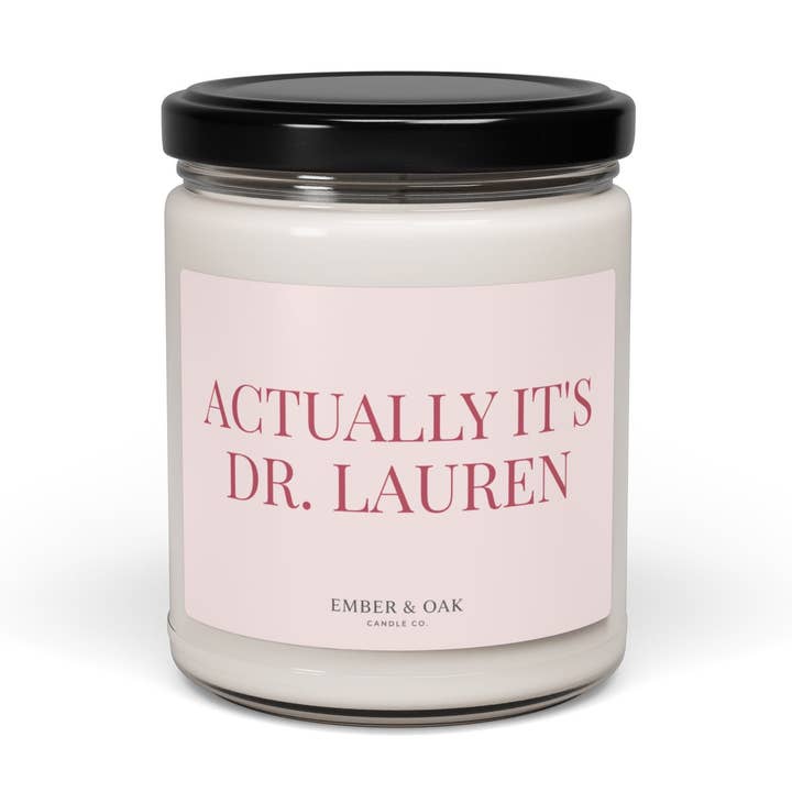 PHD Graduation Gift, Doctor Graduation Gift for Her, Personalized Graduation Gifts for Her, Funny Candle for Him, PHD Student Gift for wholesale by Blue & Willow