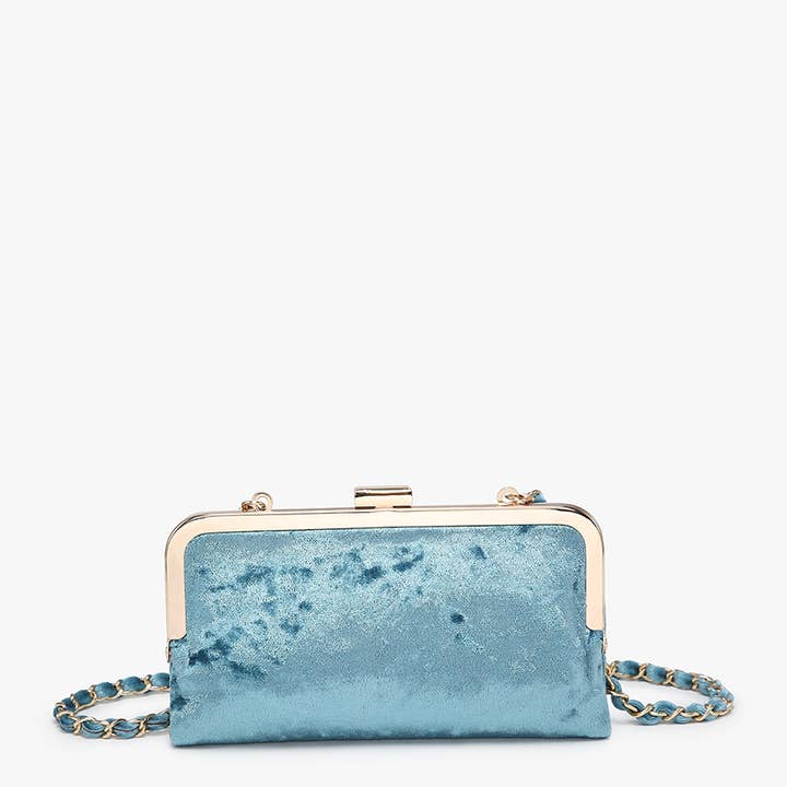 Jen & Co. - Wholesale Crossbody bag – Women's - WL2339V Sue Velvet Wallet Pouch Crossbody12