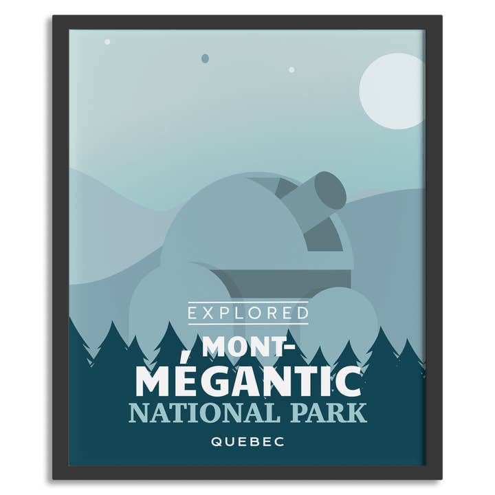 Mont-Megantic National Park 'Explored' Poster for wholesale by Canada Untamed
