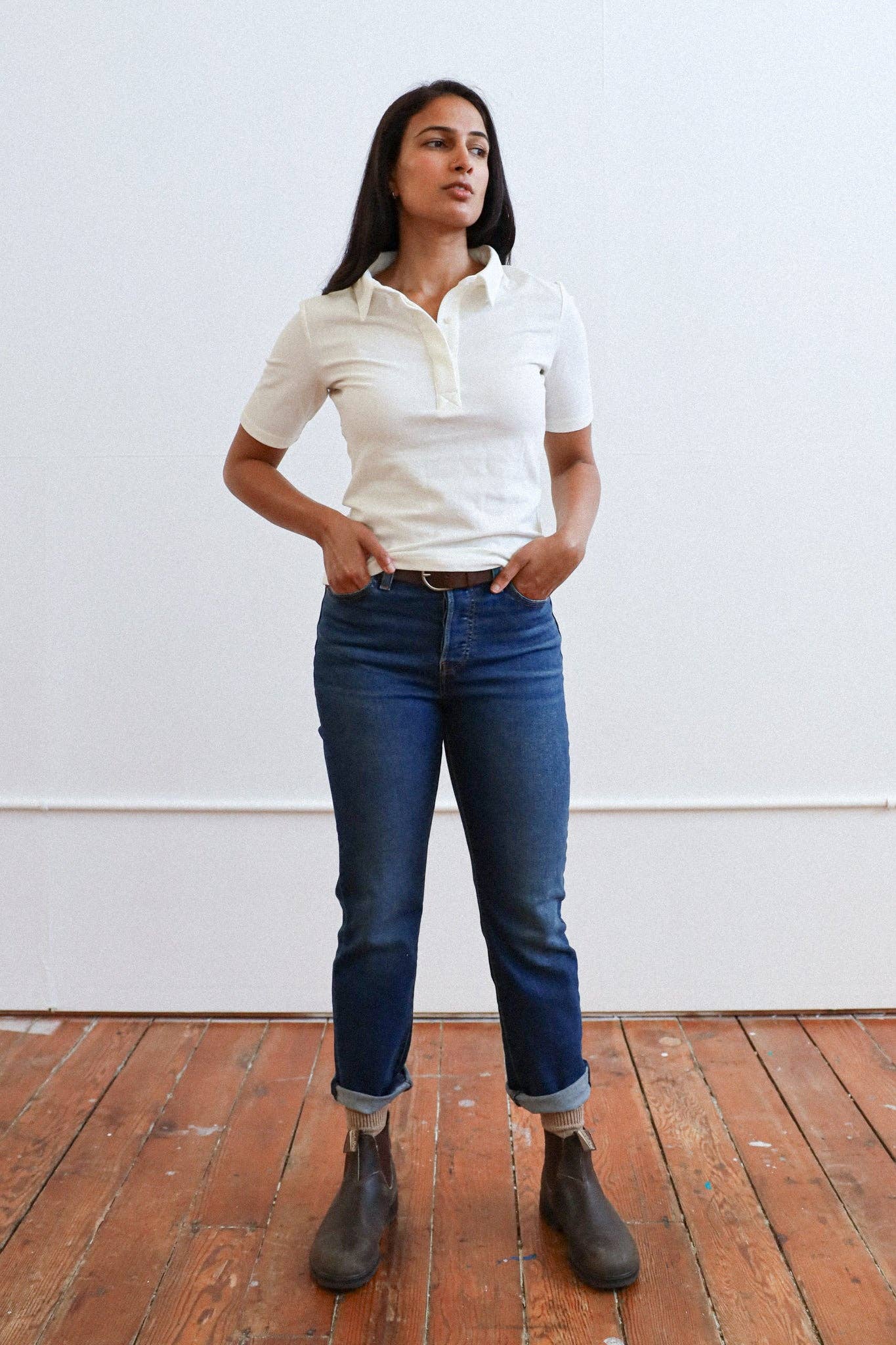 Orejas – Engroshandel Polo - Dame – Mellemærmer Hemp Pique poloshirt4