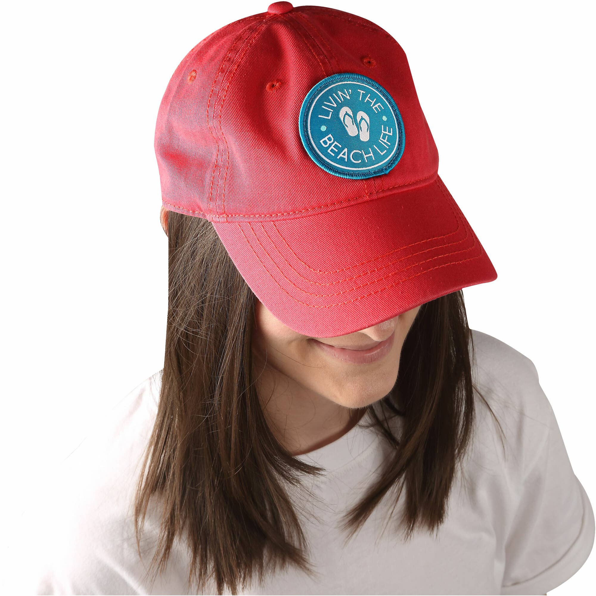 Pavilion - Wholesale Baseball Cap - Unisex - Beach Life - Coral Adjustable Hat2