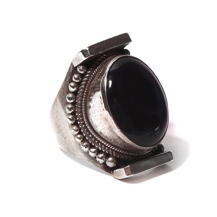 Zig Zag Asian Collection - Venta al por mayor Anillos grandes/de cóctel - Anillo con Piedra Grande3