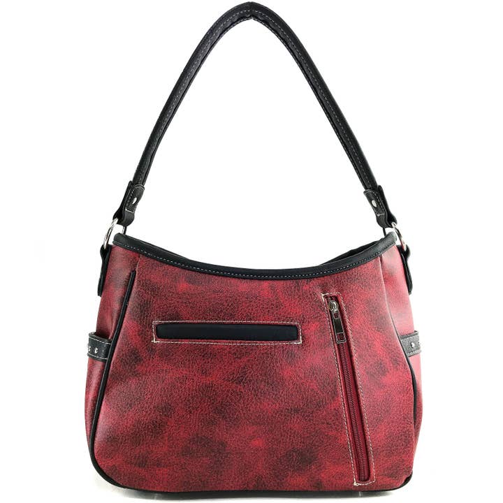 Lunar Deer - Vendita all'ingrosso Tracolla - Donna - Bible Verse Philippians 4:13 Borsa Hobo con ricamo8