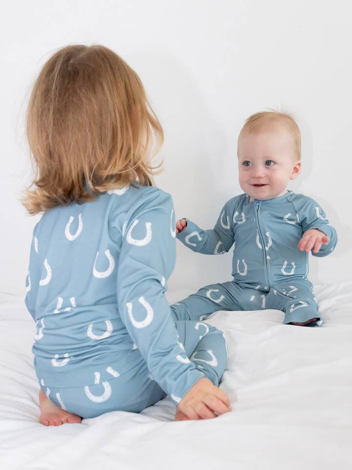 Cowboy Zipper Onsie for wholesale by Nomad Baby