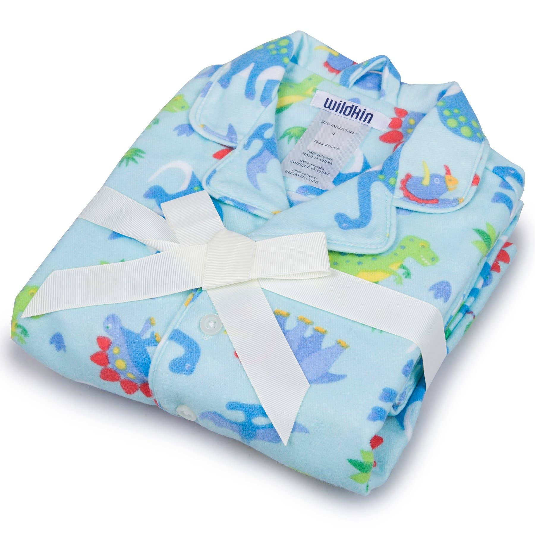 Wildkin – wholesale Pyjamasset - Barn – Dinosaurie Land Flanell pyjamas3