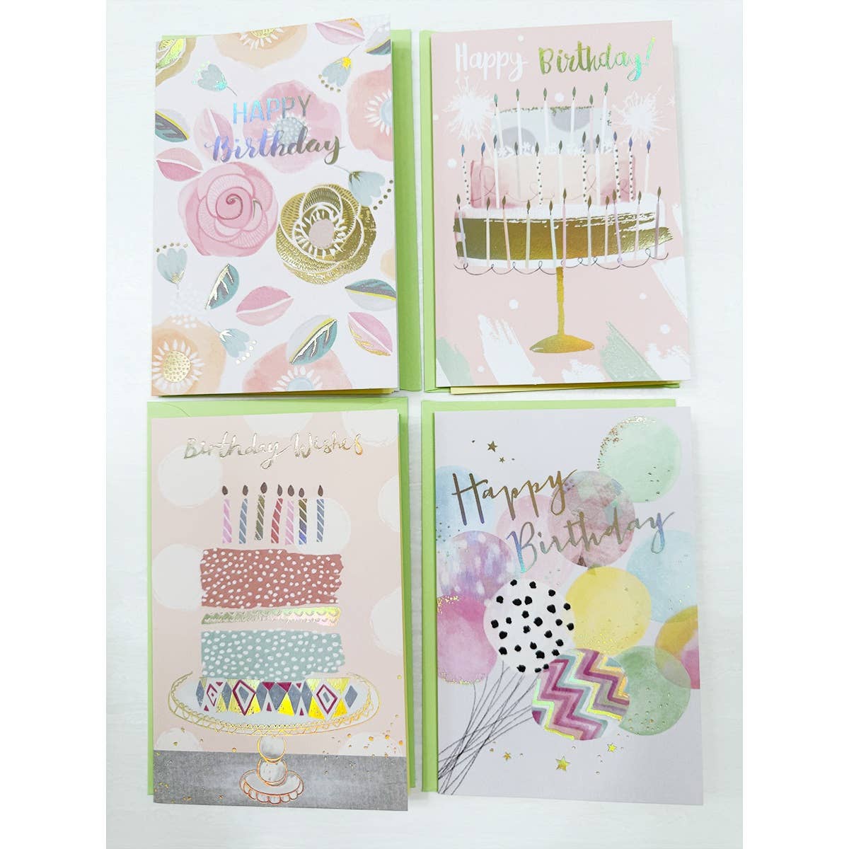MIX COLOR Large Happy Birthday Cards for wholesale on Faire1