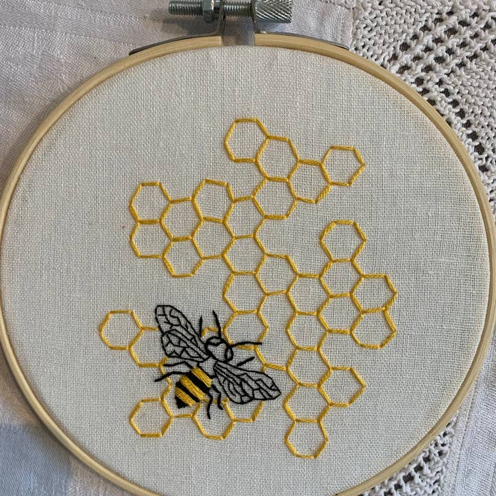 Honeycomb Bee for wholesale by H Squared Designs