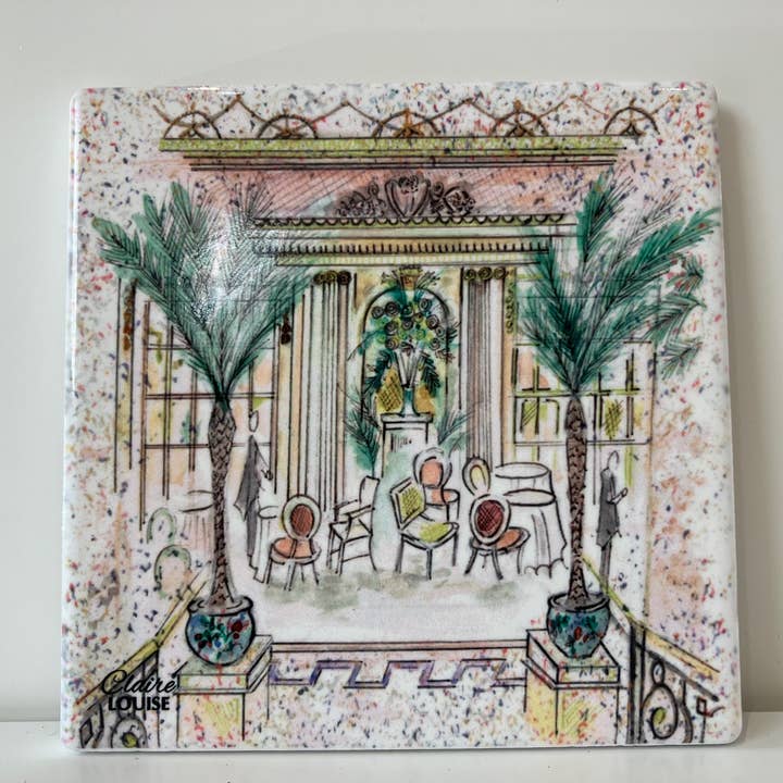The Ritz Tile Coaster voor wholesale door Claire Louise