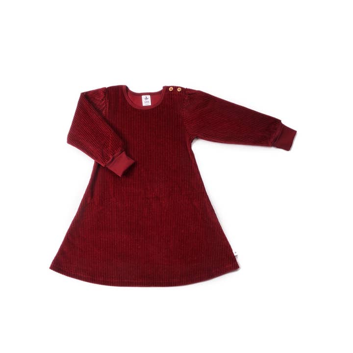 2624 Kinder Cordkleid for wholesale by Leela Cotton