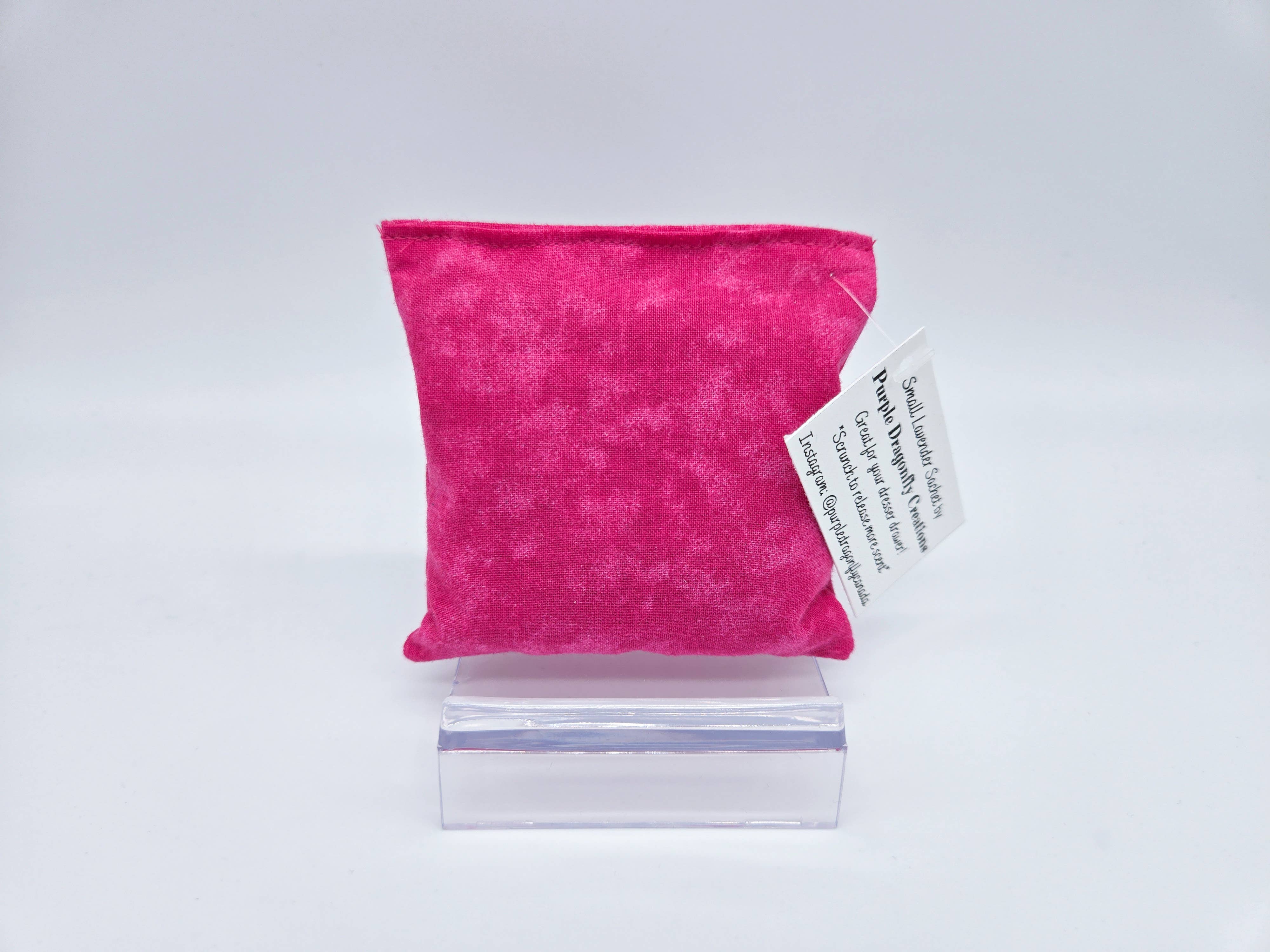 Purple Dragonfly Creations - Vente Sachet parfumé - Sachet de lavande (Mini ou Petit) - Ombre Rose