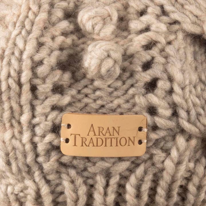 Aran Traditions - Wholesale Beret - Women's - Aran Lace Cable Beret Hat7