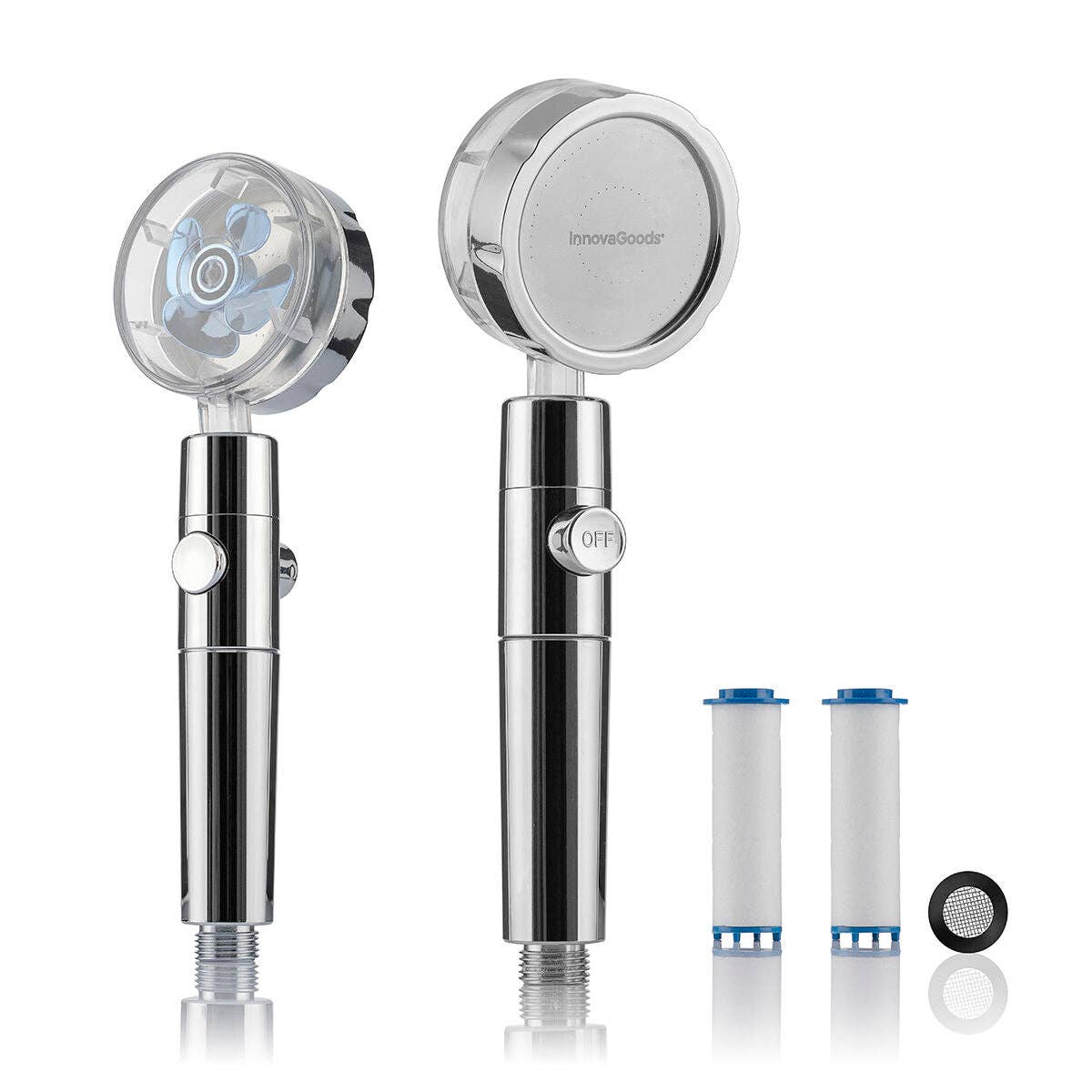 InnovaGoods - Wholesale Body Wash/Shower Gel - Ecoshower with Pressure Propeller and Heliwer Purifying Filter6