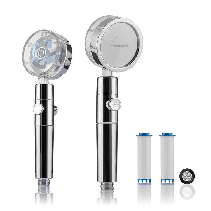 InnovaGoods - Wholesale Body Wash/Shower Gel - Ecoshower with Pressure Propeller and Heliwer Purifying Filter6