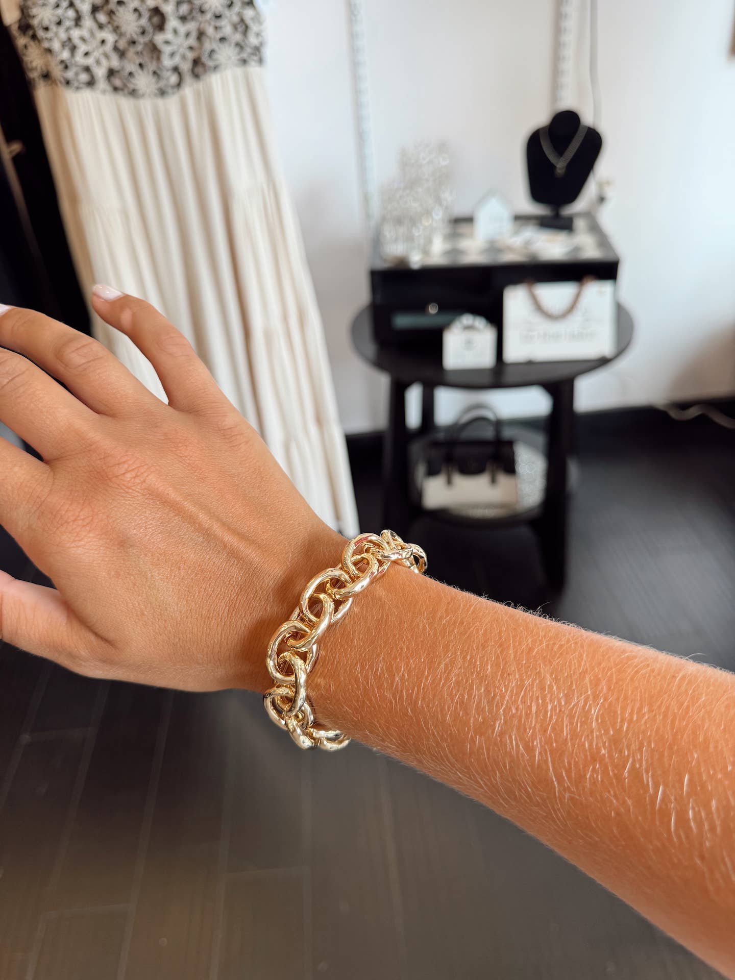 Nette Road Wholesale - Wholesale Link & Chain Bracelet - Chain Link Stretch Bracelet2