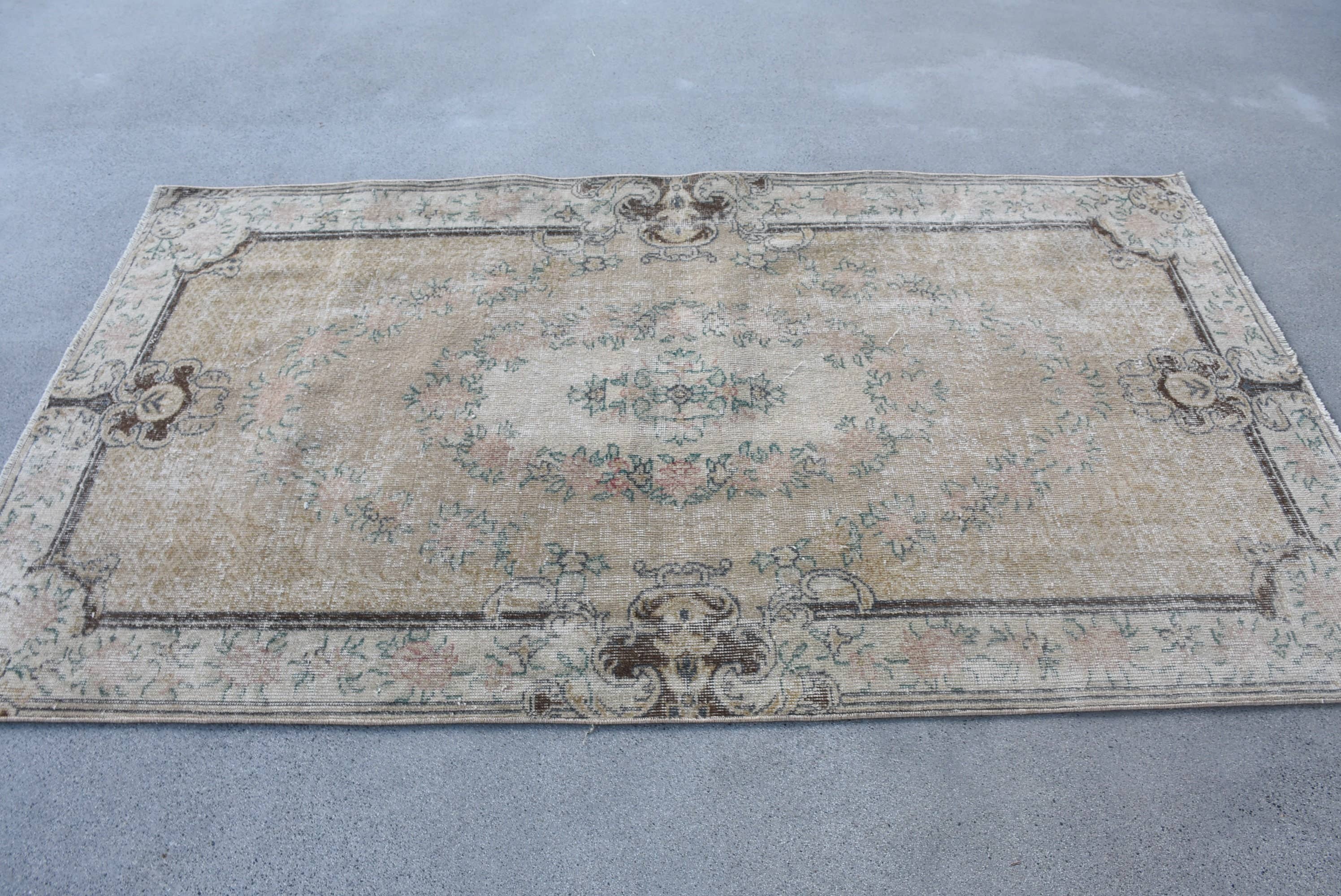 Anatolia Loom - Wholesale Runner Rug - Vintage Wool Rug - Classic Beige & Brown Rectangle2