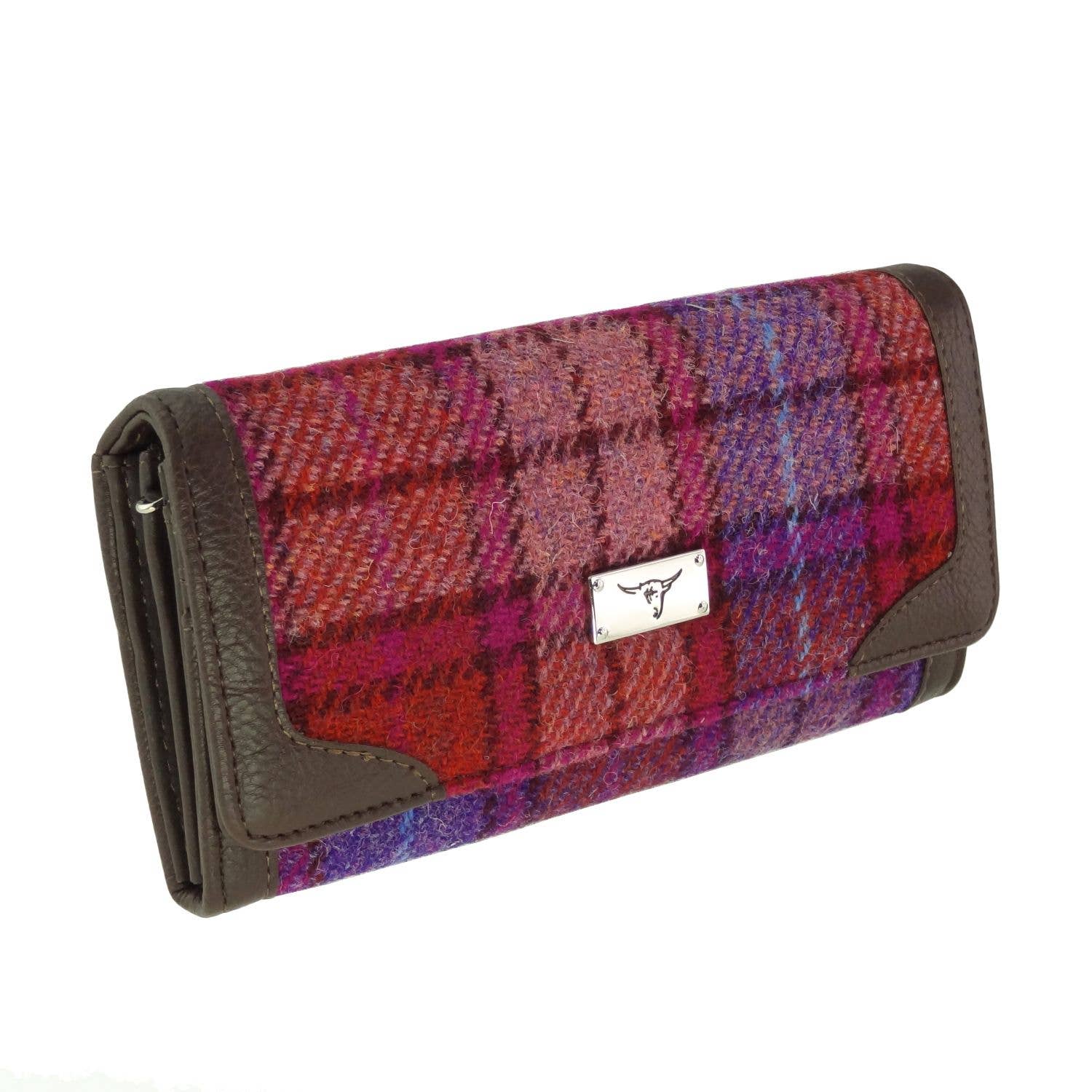Glen Appin Of Scotland - Wholesale Wallet - Women's - Harris Tweed 'Bute' Long Purse24