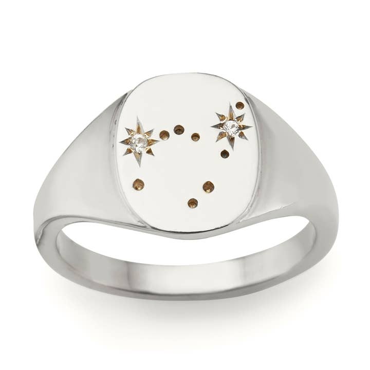Astrology Signet Ring - Capricorn for wholesale by PL Collective