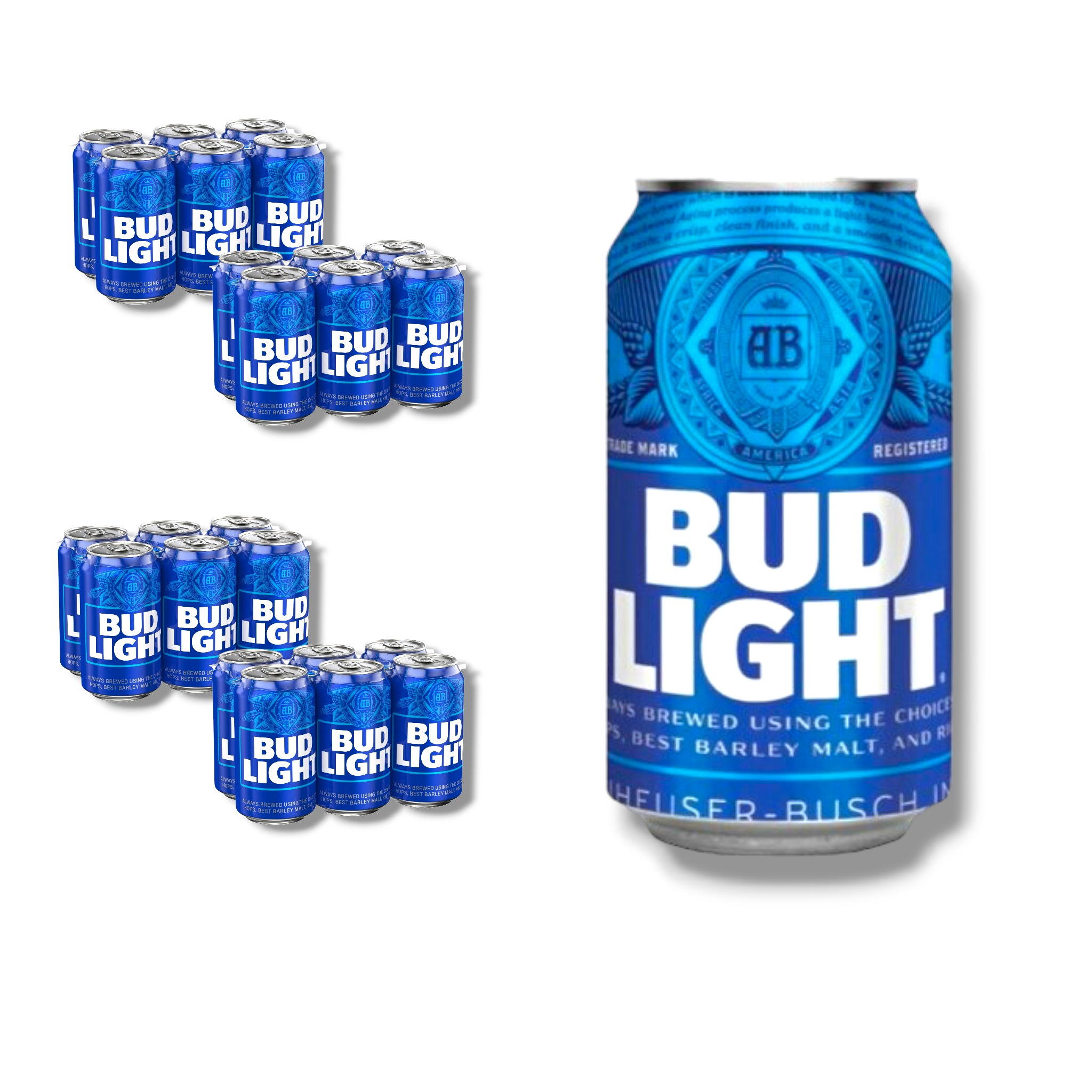 Haus der Biere Berlin - Wholesale Beer - Bud Light Beer 355Ml - American Light Beer with 4.2%0