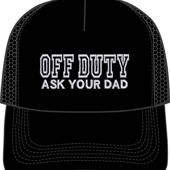OFF DUTY HAT for wholesale by Wildwood Landing