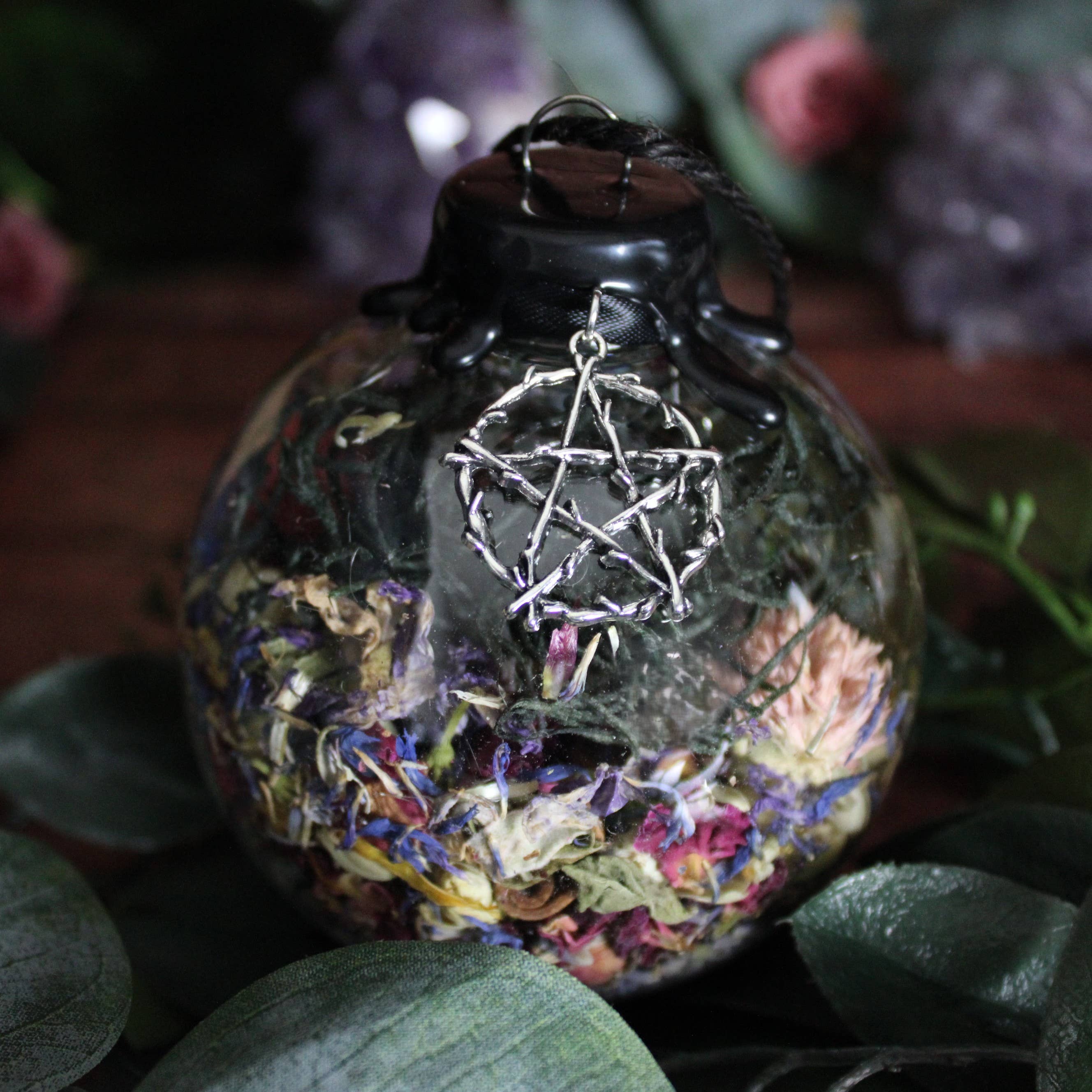 Moondust and Raven – Engroshandel Amulet – Beskyttelsesheksekugle, heksepynt, alterpynt4