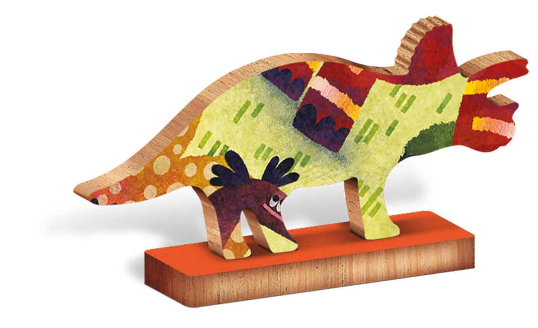 Educational srl - Wholesale Puzzle - Kids - Woody 48 Piece Puzzle - Dinosaurs5