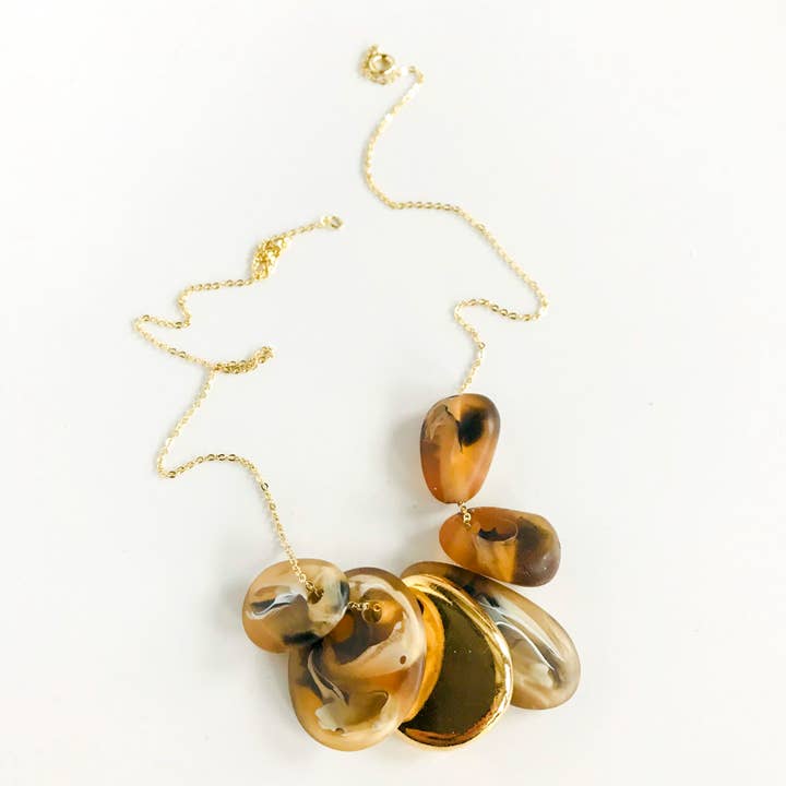 Belart Fair Trade - Wholesale Halskettinghanger - Eco-hars mini ketting met edelmetaal