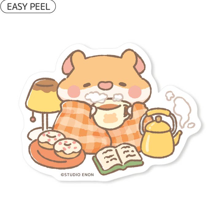 Muffinmaru Cozy Bundle Sticker for wholesale by Studio Enon