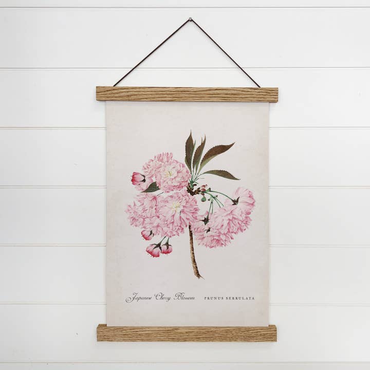 Décoration de chambre de fille - Impression encadrée de cerisiers japonais pour la vente par Hangout Home
