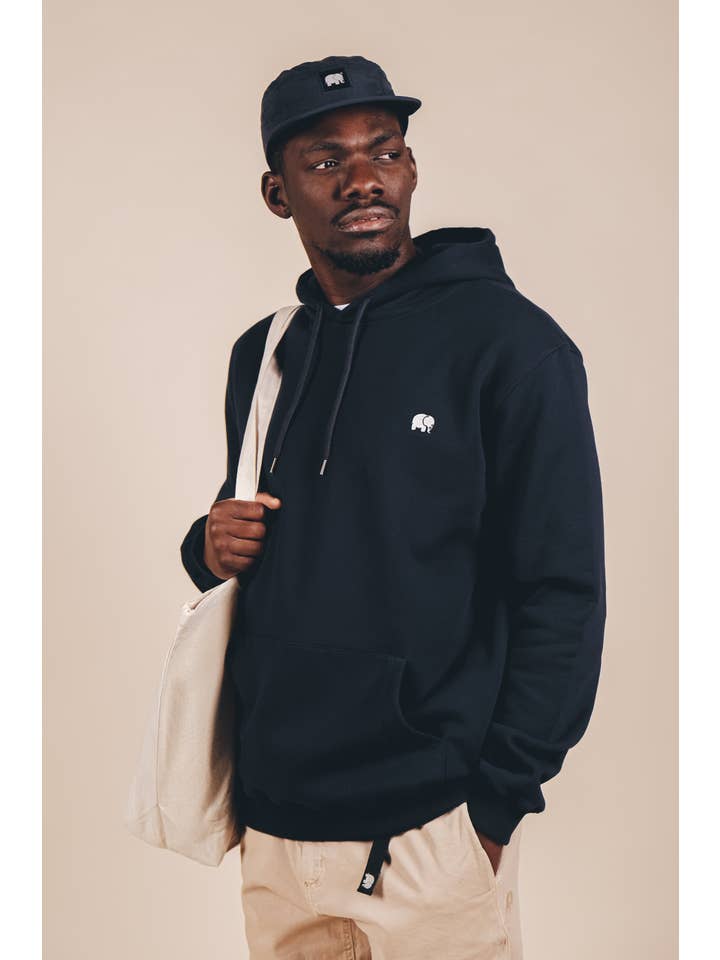 Trendsplant Clothing - Vente Sweat à capuche – unisexe - Sweat à capuche organique Explanada bleu5