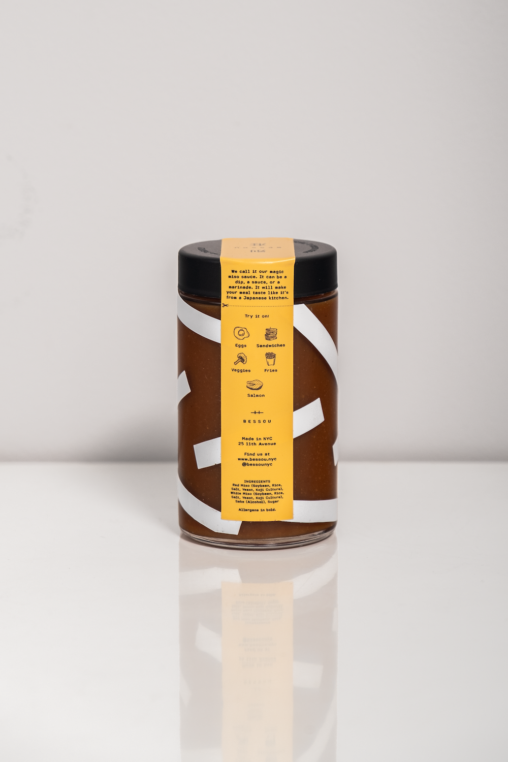 Pom Pom Popcorn by Bessou - Wholesale Sauce - Miso Spread 8 fl. oz (240 ml)4