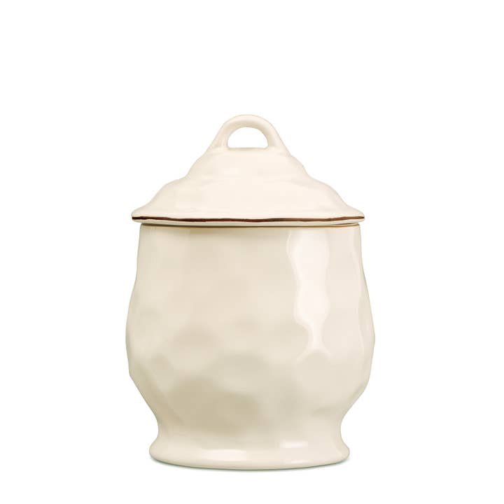Cantaria Small Canister Ivory for wholesale by Skyros Designs