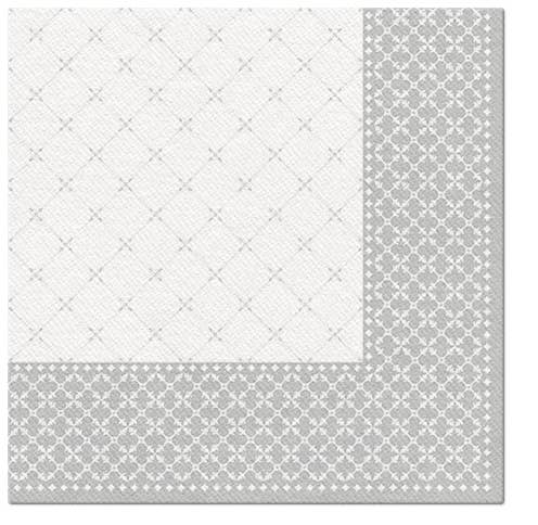 European Excellency - Wholesale Disposable Napkin - Subtle Grid - Airlaid Dinner Napkins1