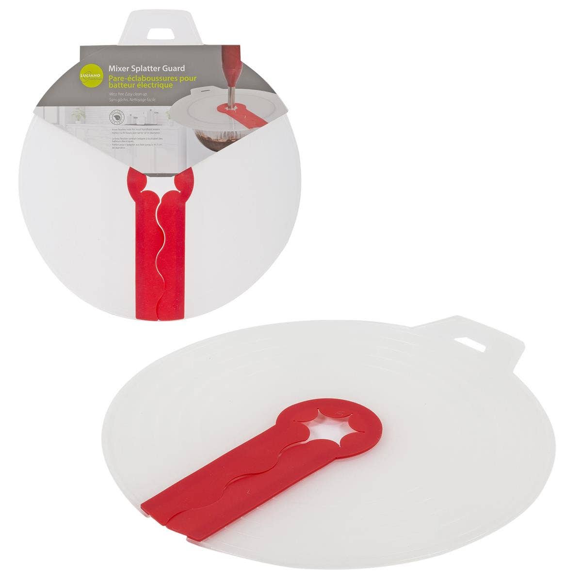 Luciano Gourmet - Wholesale Kitchen Tool/Gadget - L.Gourmet Mixer Splatter Guard,12" Dia.0