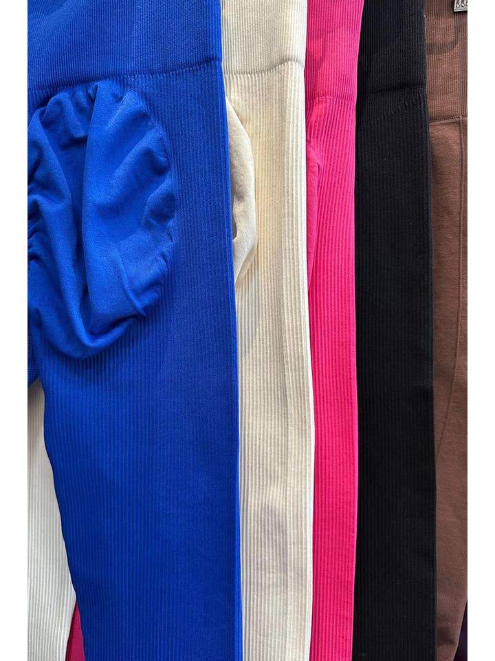 Color 5 - Vente Short de sport – femme - Legging de yoga en activewear sans couture avec design froncé à l'arrière5