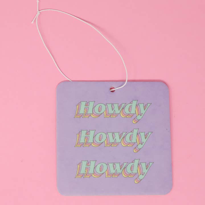 Howdy Airfreshener for wholesale by Made Au Gold