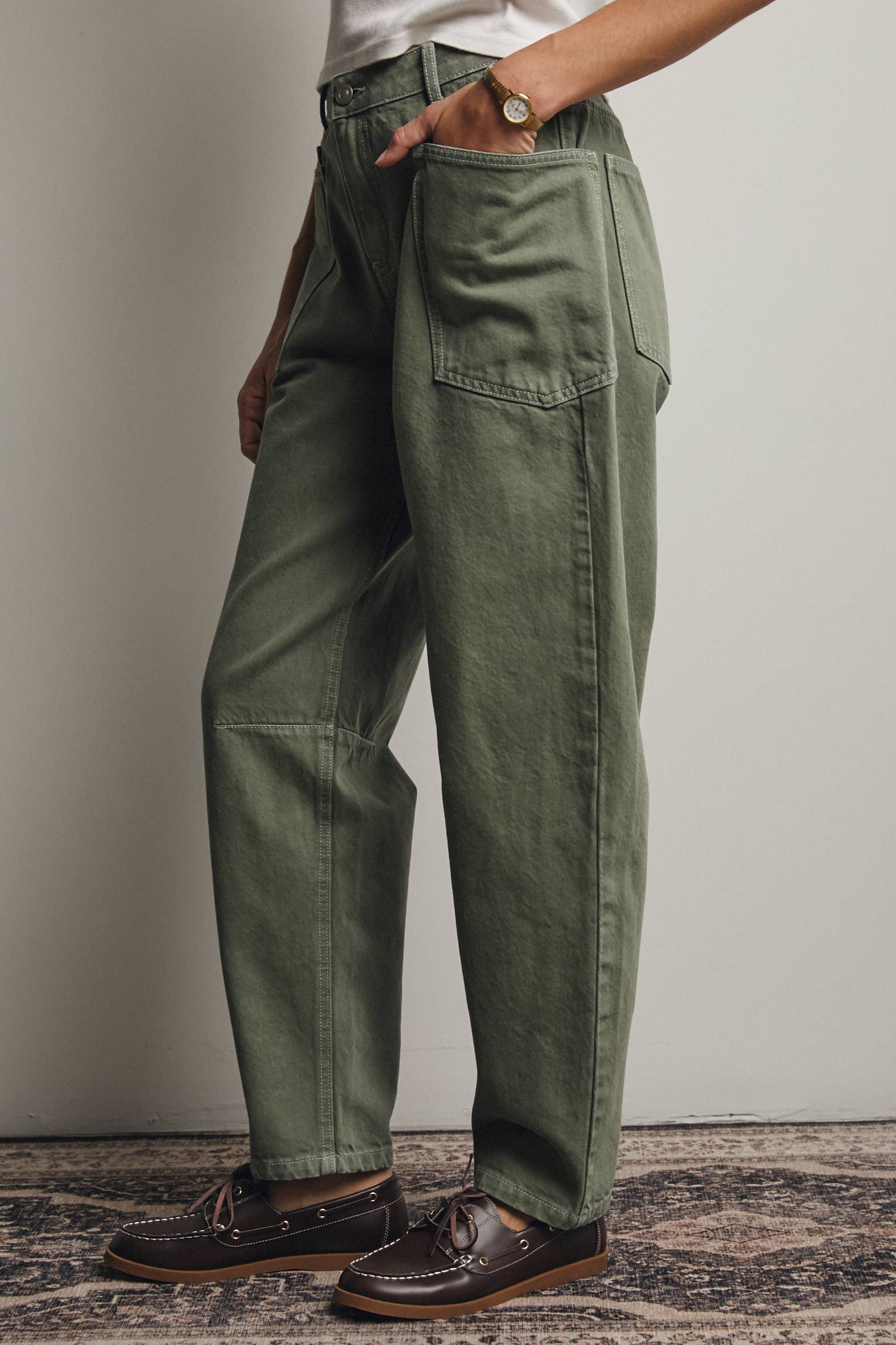 Forte - Wholesale Jeans - Women's - High Rise Barrel Utility Jeans FP0004 2