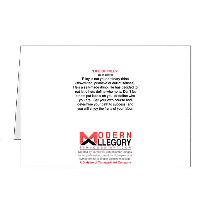 Tarnowski Art Company – wholesale Everyday greeting card – Greetings-Life of Riley1