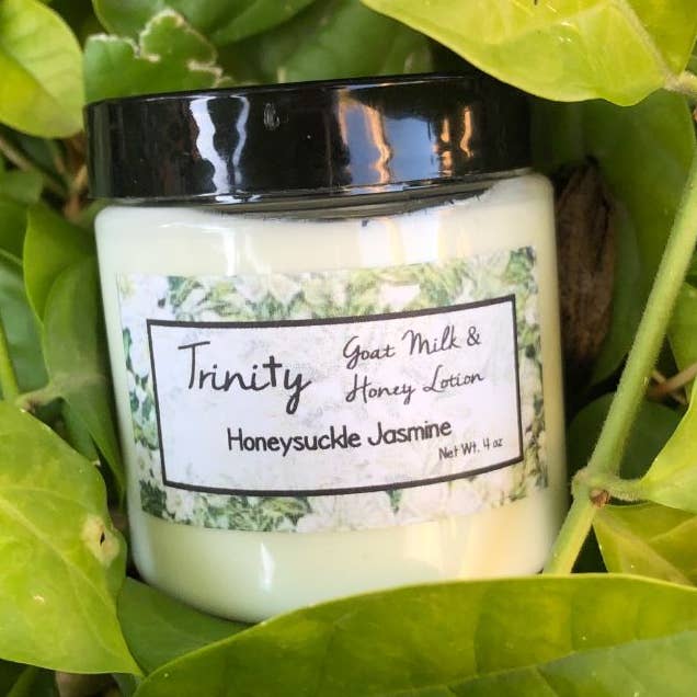 Goat Milk & Honey Lotion 4 ounce for wholesale by Trinity Soap