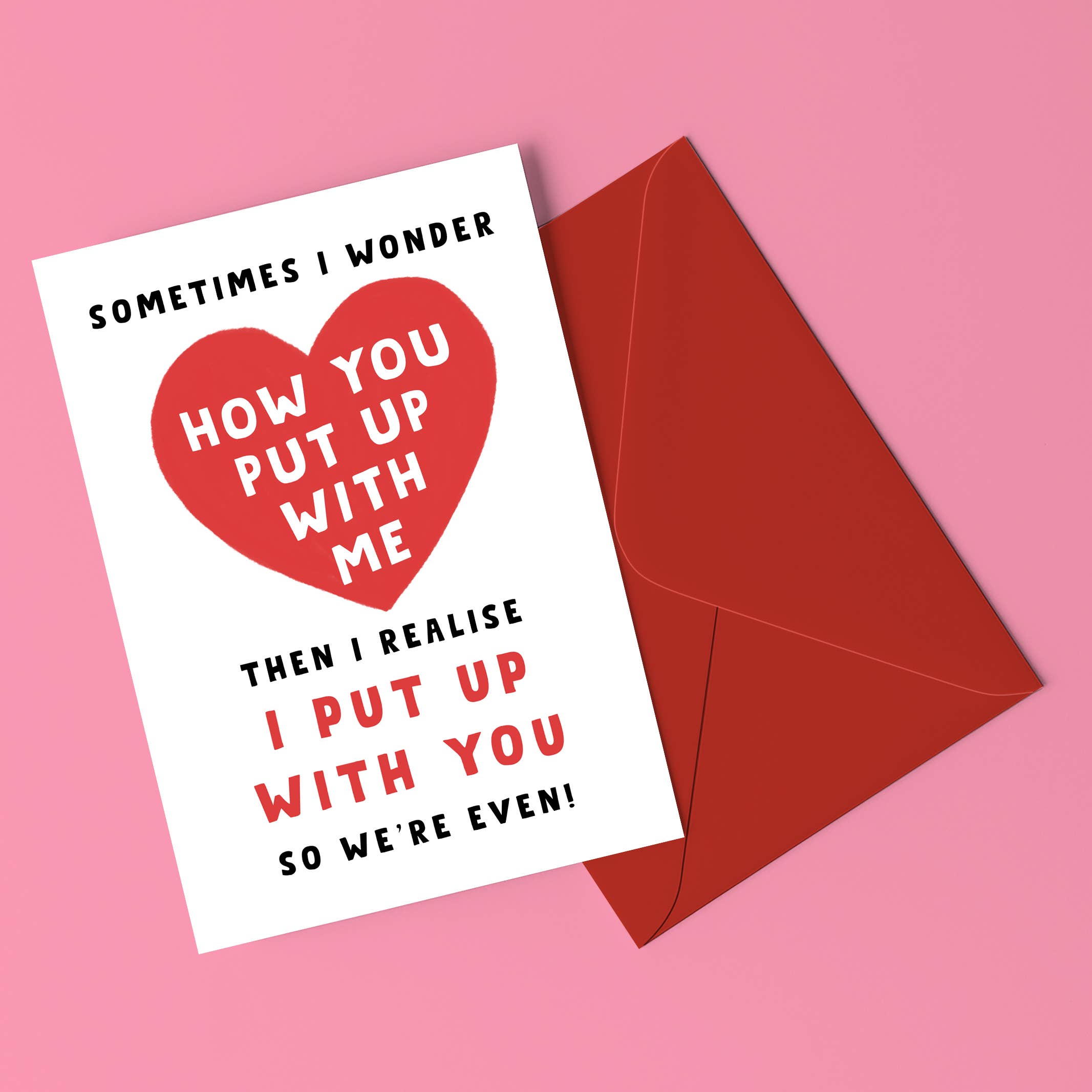 Central 23 Cards - Wholesale Anniversary Card - HOW YOU PUT UP WITH ME Funny Anniversary Card for Him, Her1