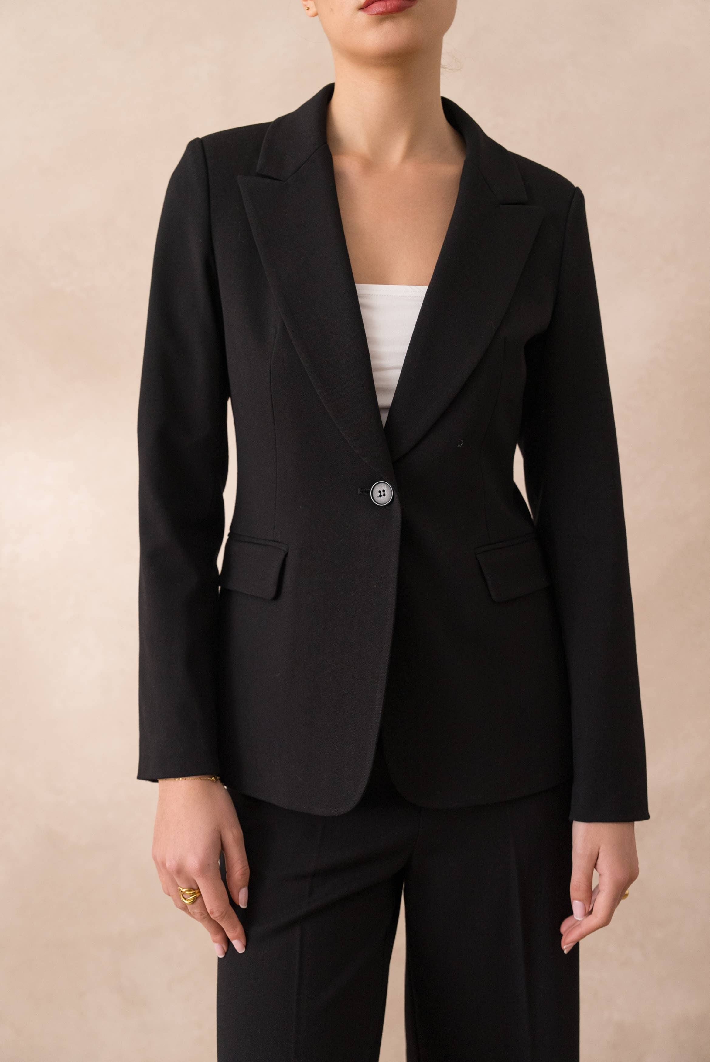 Attentif Paris – wholesale Kostymjacka – Dam – Heather figursydd kavaj för dam83