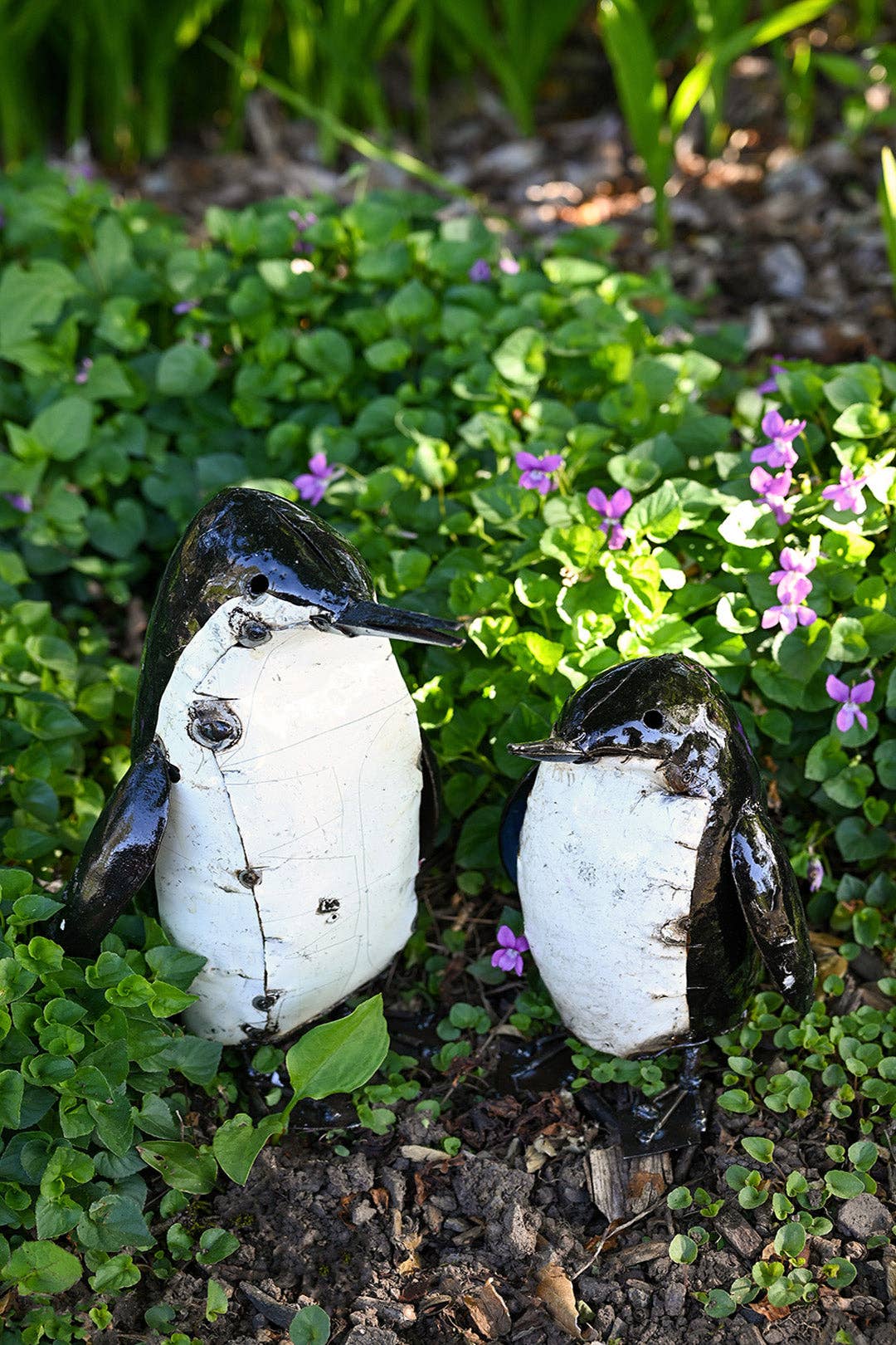 Swahili | AFRICAN MODERN - Vente Sculpture - Sculptures de manchots en métal recyclé8