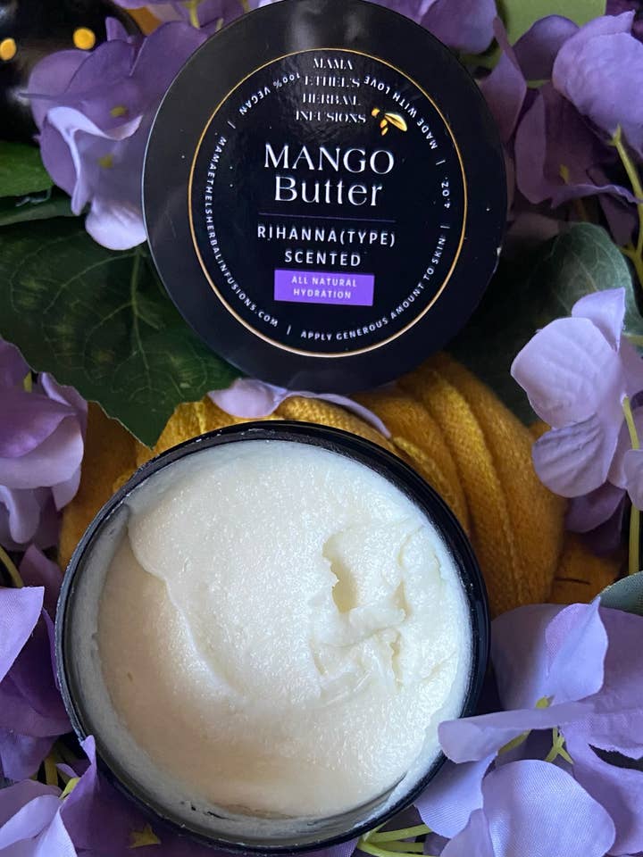 Handcrafted Mango Butters for wholesale by Mama Ethel's Herbal Infusions