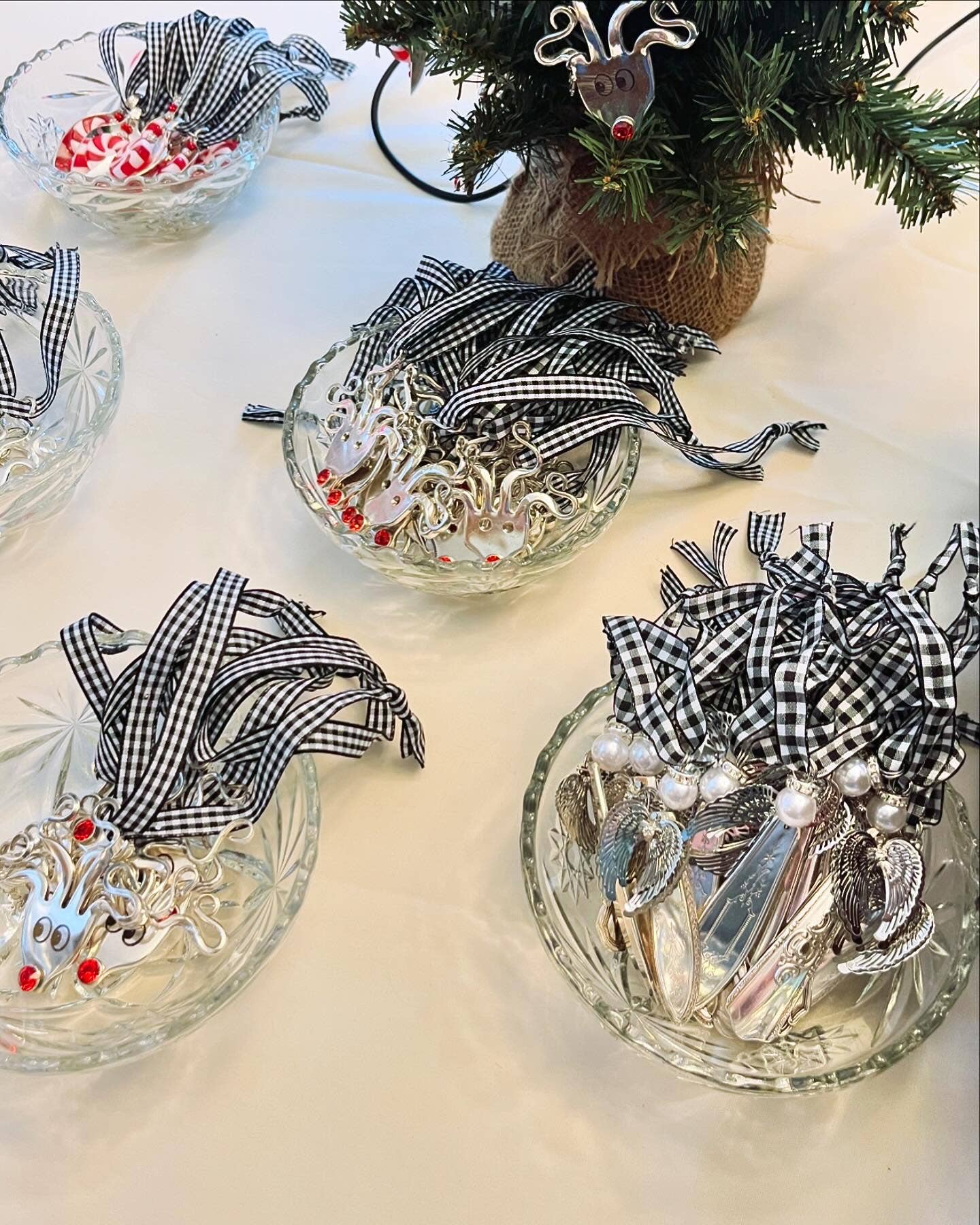 Spoon Jewelry By Emily - Wholesale Ornament Set - Handmade Christmas Ornament Set– Angel, Reindeer, Peppermint4