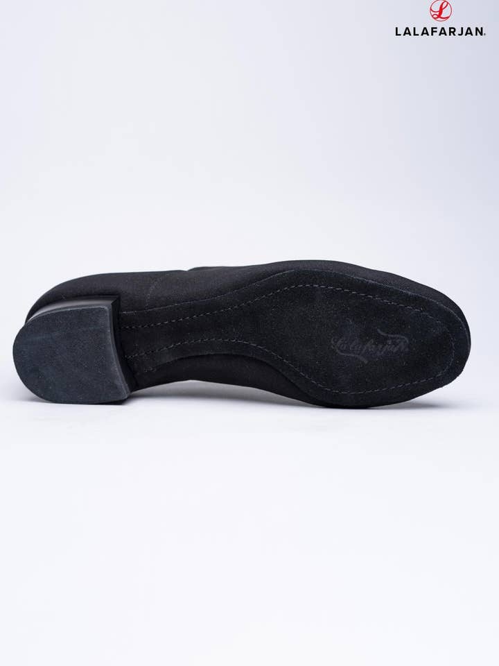 Dansschoenen - Lavio - Zwart - Canvas - 2,5 cm voor wholesale door Lalafarjan & Lalafarjan GbR